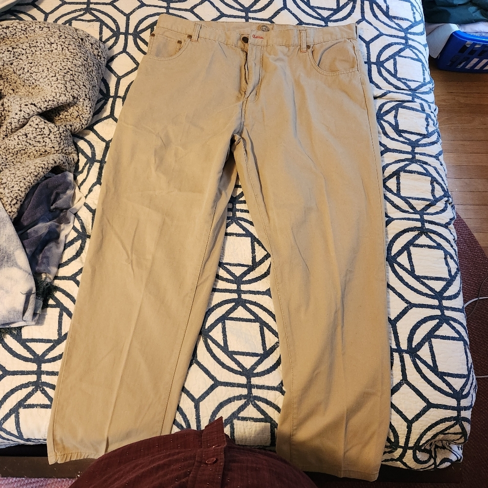 Haband Travelers Khaki Denim Pants 40M
